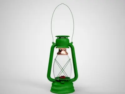 Lantern Low-poly 3D model