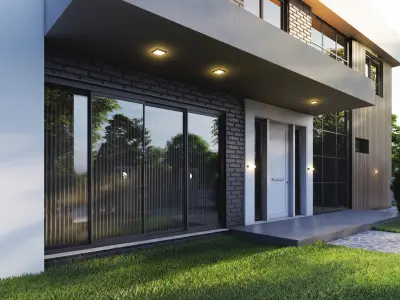 Garden Villa project 3D model
