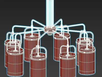 rivoli-annegret-4082-308-b0051273 six light chandelier with c... 3D model