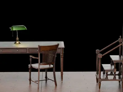 Old Library set 3D model