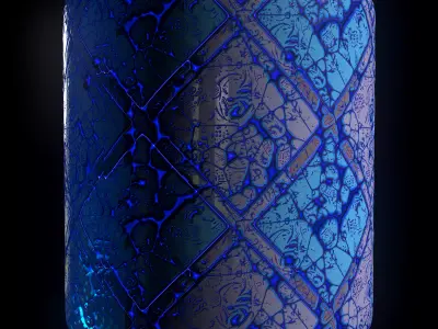 Tile Materials Rock PBR Emissive Lights Texture Texture