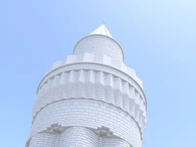 Historical Antalya Yivli Minare Architectural 3D Model STL 3D print model