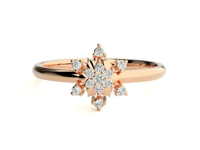 Women ring 3D print model 64