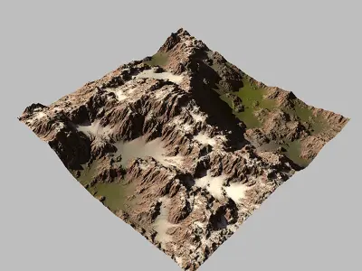 Mountains n35 3D model