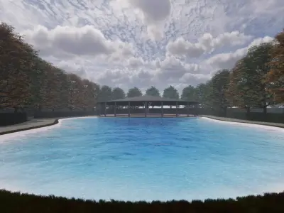Circular Pavilion  - Revit Model Free 3D model