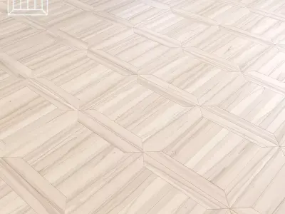 Parquet - Laminate - Wooden floor Low-poly 3D model 2