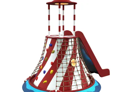 Lighthouse Playground 3D Model PBR Textured 4K Low-poly 3D model