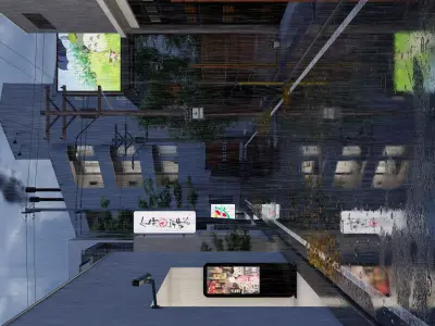 Streets of Japan  3D model