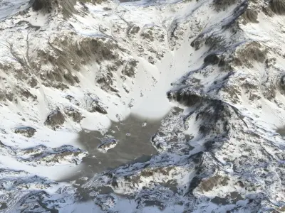 Landscape 95 Low-poly 3D model