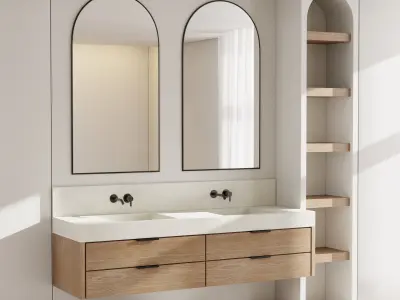 Bathroom furniture by Fauset Bathroom 94 Low-poly 3D model