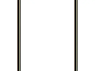 Board Poster Banner with Border 3D model