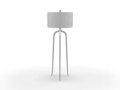 Uttermost Wish Bone Floor Lamp 3D model