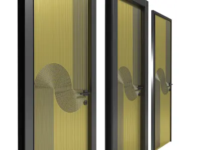 Modern doors 3D model