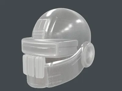 helmet high poly sculpt 3d printable ver 7 3D model 3D model 73