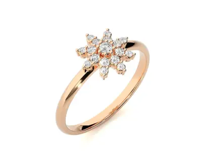 Women ring 3D print model 85