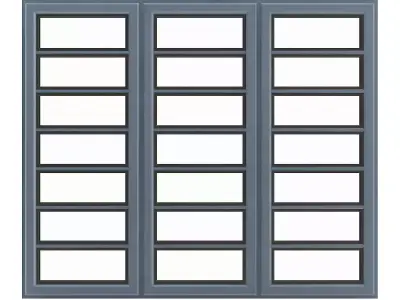 Metal Window 12 3D model