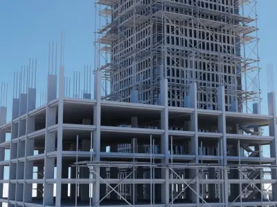 3D Building Construction 05 3D model