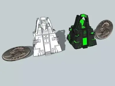 6mm DeathBot War-Pyramid 3D print model
