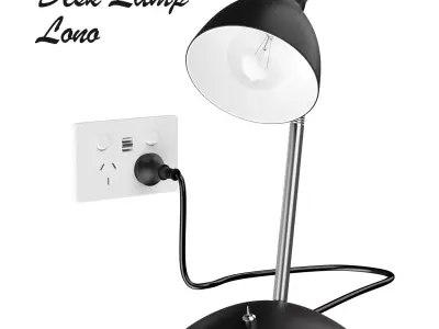 Desk Lamp Lono Low-poly 3D model