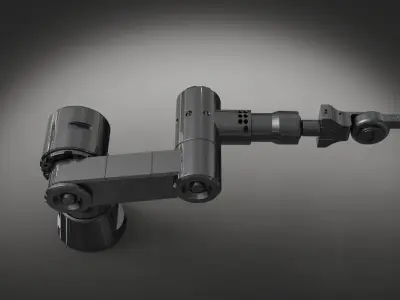 Robotic arm machine 3D model