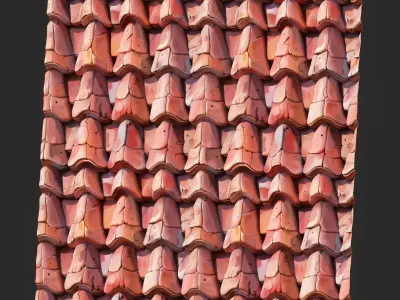  Stylized Roof Seamless Texture  Texture