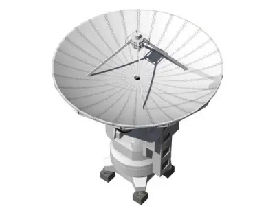 Radio telescope 3D model