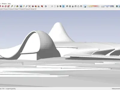 Sketchup Cultral Center 221 3D model