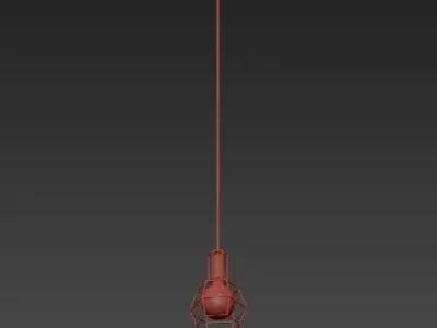 Work Lamp designed 3D model