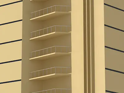 Fifth Collection of 10 Buildings 3D model