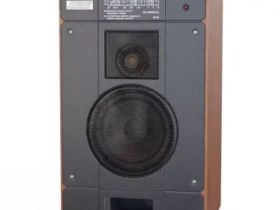 Radiotehnika S30B speakers dark body 3D model