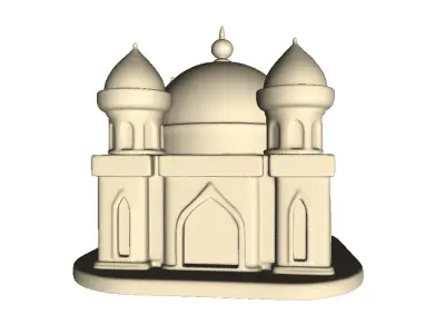 Mosque 3D print model