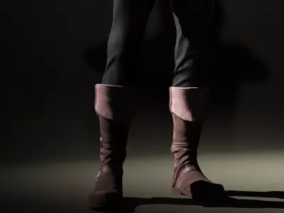 Deadpool Golden Age Low-poly 3D model