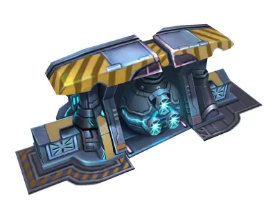 Wall Fortress - Frozen Type 03 3D model