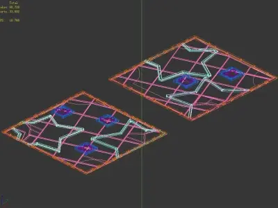 Disney main city - Ground 23 3D model