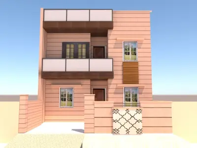 JODHPURI STONE EXTERIOR 3D model