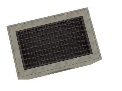 Concrete Drain Inlet 3D model