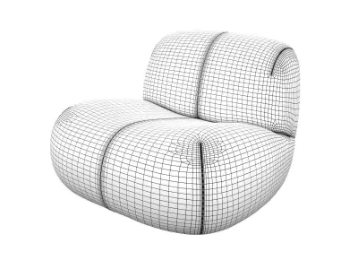 Pukka Armchair 3D model