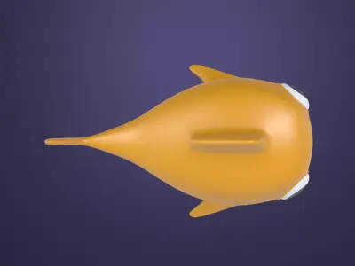  Golden Fish  Free 3D model
