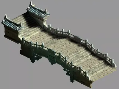 Peach Blossom Island - Tianshui Bridge 28 3D model