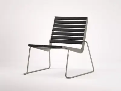 02 Armchair Free 3D model