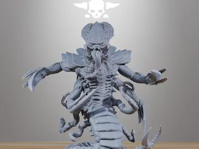 Xenarid Brainiac 3D print model