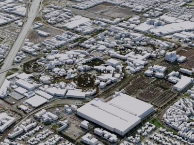 Anaheim - USA 3D model