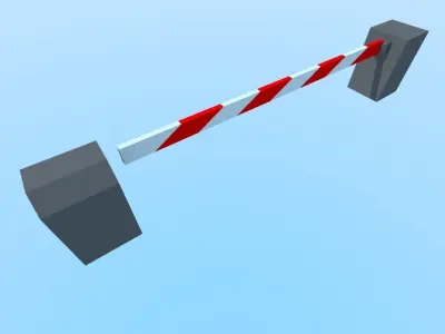 Buildings guard pack Free low-poly 3D model