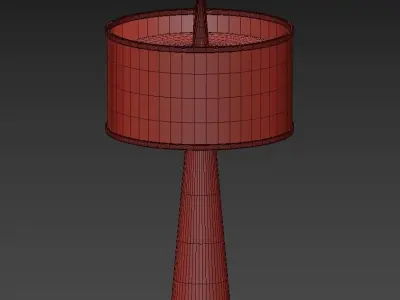 NEEDLE gold table lamp 3D model