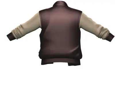 Cartoon High Poly Subdivision Jacket 020 Low-poly 3D model