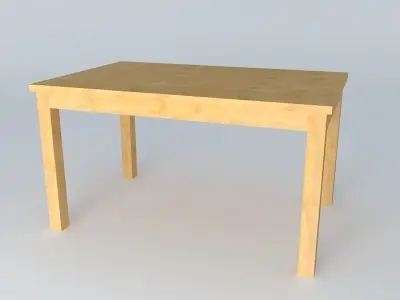 Table DOORS HSTO 140 BRW Milano Oak 3D model