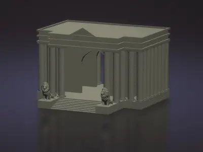 Saint Seiya Leo Temple - Templo Leo 3D print model