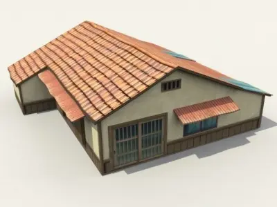 Models low-poly for webgame game mobile or TVC Low-poly 3D model