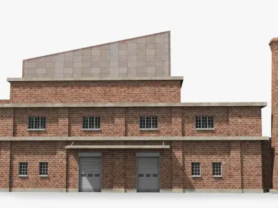 Factory xx24 Low-poly 3D model