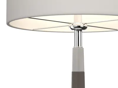 Ellison watt White Floor Lamp Portable Light 3D model